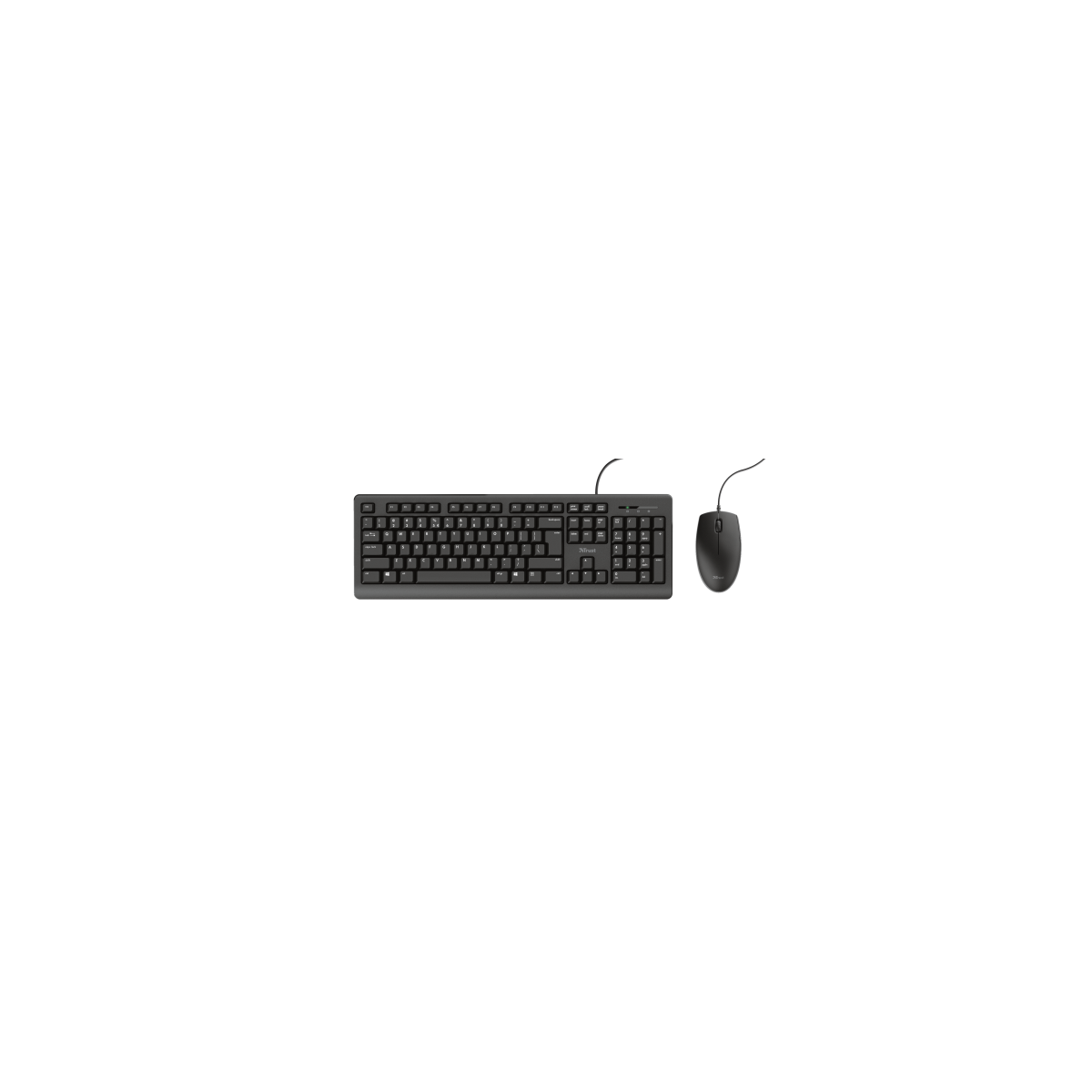 Trust Primo teclado USB QWERTY Espanol Negro