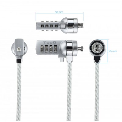 TooQ TQCLKC0015 cable antirrobo