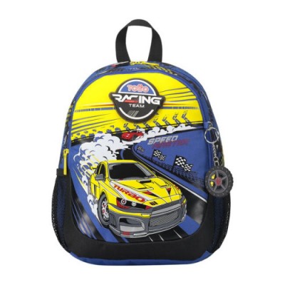 MOCHILA ESCOLAR PEQUENA DE CARRERAS DE COCHES TOTTO MJ04VLC001 2310 6J7S