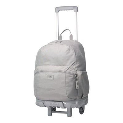 MOCHILA ESCOLAR CON RUEDAS COLOR GRIS TRIK TOTTO MA03TKI003 23100 G78