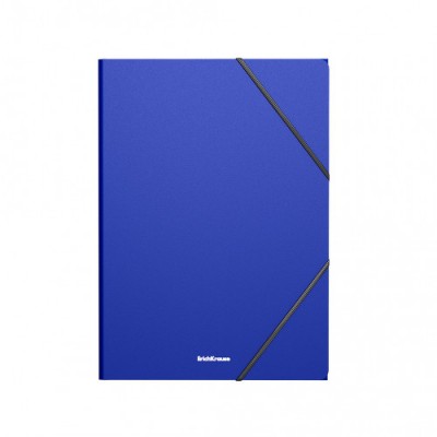 CARPETA CON GOMAS ELaSTICAS MATT CLASSIC A4 AZUL ERICH KRAUSE 53322