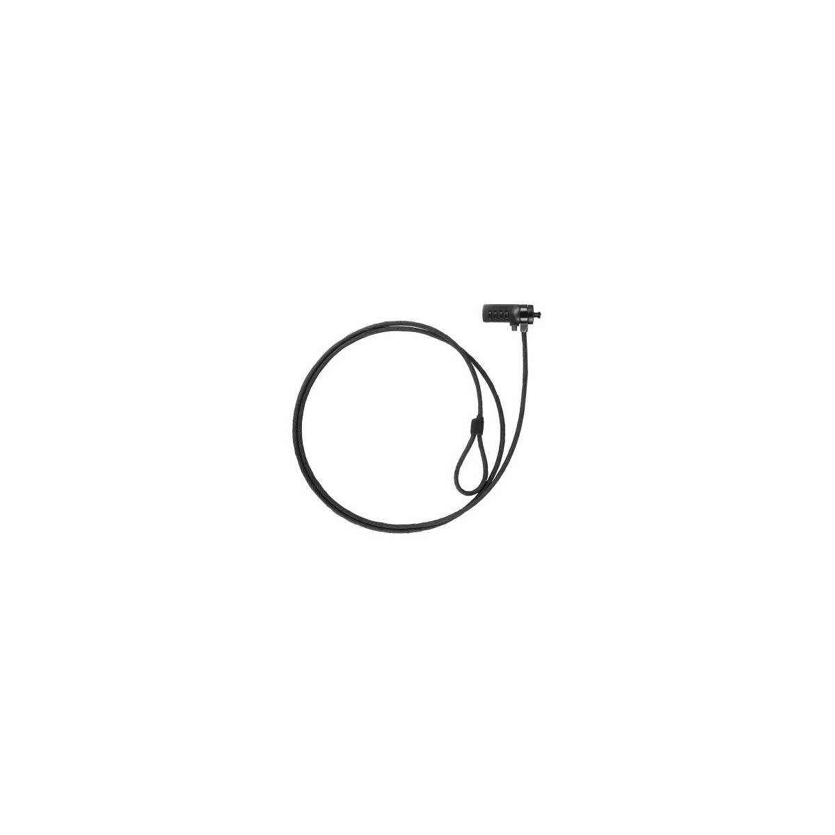 TooQ Cable de Seguridad con Combinacion para Portatiles 15 metros Gris Oscuro