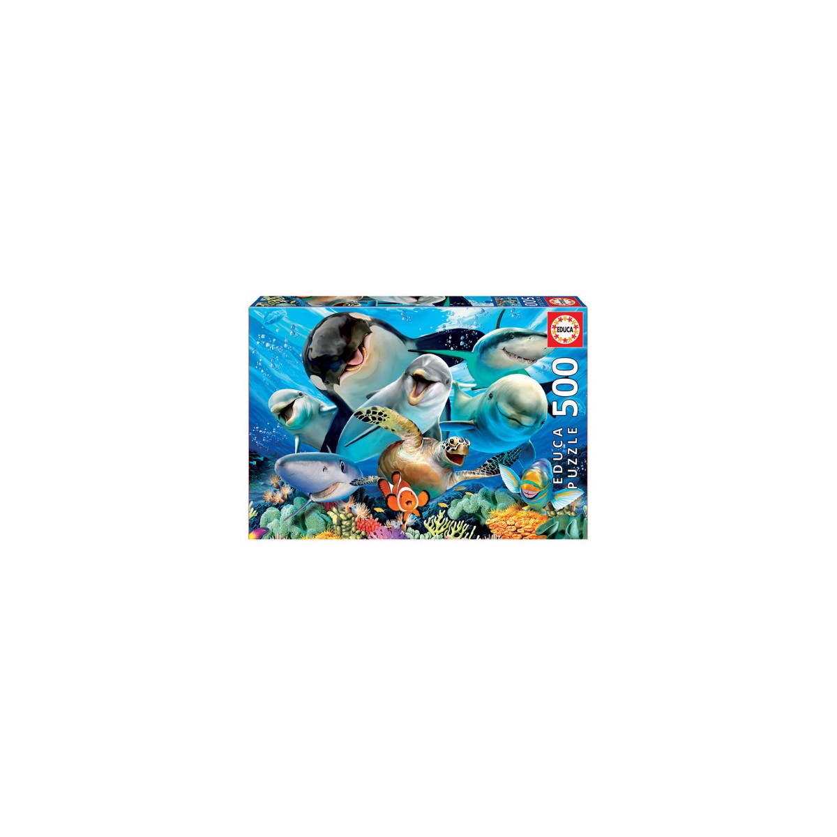 Educa Underwater Selfies Puzzle rompecabezas 500 piezas