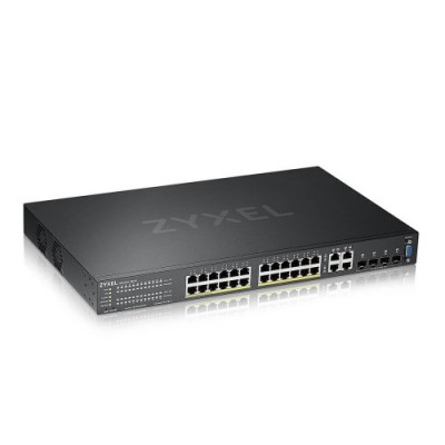 Zyxel GS2220 28HP EU0101F switch Gestionado L2 Gigabit Ethernet 10 100 1000 Energia sobre Ethernet PoE Negro