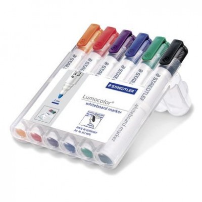 ESTUCHE 6 PZAS LUMOCOLOR WHITEBOARD MARKER 351 SURT STAEDTLER 351 WP6