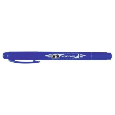 ROTULADOR MONO TWIN PERMANENTE CON DOBLE PUNTA FINA Y GRUESA AZUL TOMBOW OS TME15