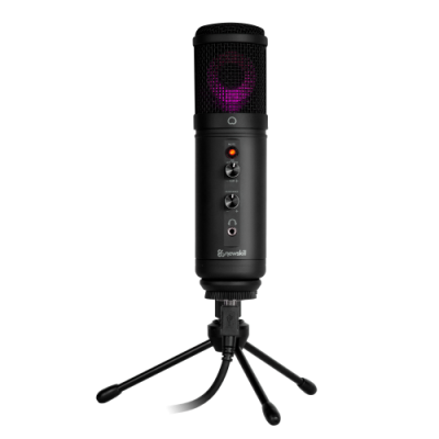 Newskill Gaming Pasa el raton por encima de la imagen para ampliarla Microfono Profesional RGB 5 Colores fijos y Efectos rotati
