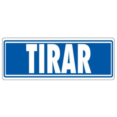 SENAL TIRAR 175X65 PVC GRIS ARCHIVO 2000 6177 03 GS