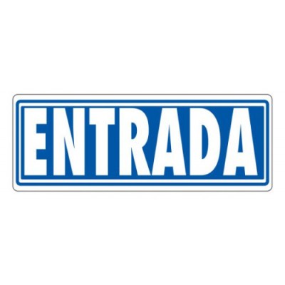 SENAL ENTRADA SIN INDICADOR 175X65 PVC GRIS ARCHIVO 2000 6177 10 GS