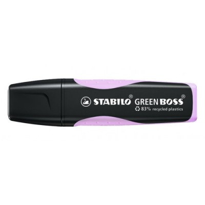 MARCADOR FLUORESCENTE GREEN BOSS PASTEL BRISA VIOLETA STABILO 6070 155