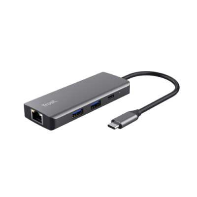 Trust Dalyx USB Tipo C 1000 Mbit s Plata