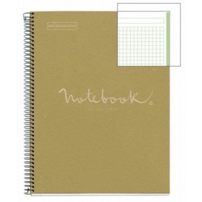 CUADERNO 100 RECICLADO NB 1 A4 80HOJAS ECOVERDE EMOTIONS MR MIQUELRIUS 6091