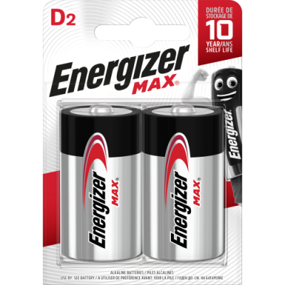 Energizer MAX D Bateria de un solo uso Alcalino