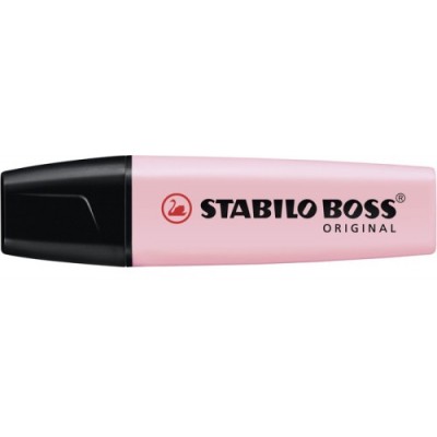 MARCADORFLUORESCENTE BOSS TRAZO 2 5MM ROSA PASTEL STABILO 70 129