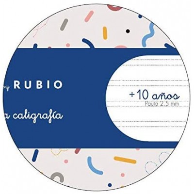 CUADERNO GRAPADO A4 50HOJAS PAUTA 25MM MR CON EJERCICIOS RUBIO MIQUELRIUS 8146