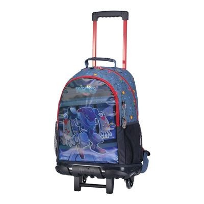 MOCHILA ESCOLAR GRANDE 3 RUEDAS ATLAS TOTTO MJ03ATA003 2210 2JW