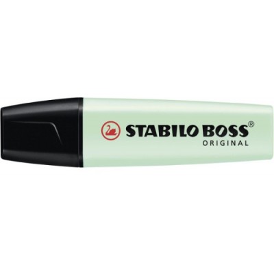 MARCADORFLUORESCENTE BOSS TRAZO 2 5MM VERDE PASTEL STABILO 70 116