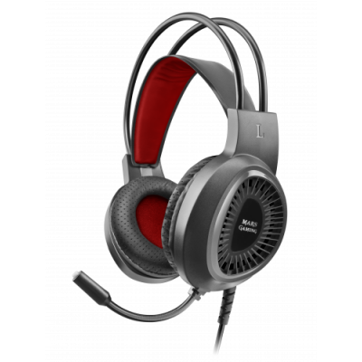 Mars Gaming MH120 auricular y casco Auriculares Diadema Conector de 35 mm Negro
