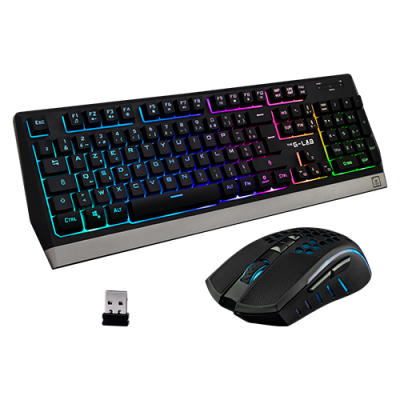 THE G LAB WIRELESS GAMING COMBO MOUSE KEYBOARD SPANISH LAYOUT
